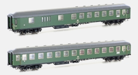Hobbytrain H43039 - H0 - 2-tlg. Personenwagen-Set D1213, DB, Ep. VIa - AC